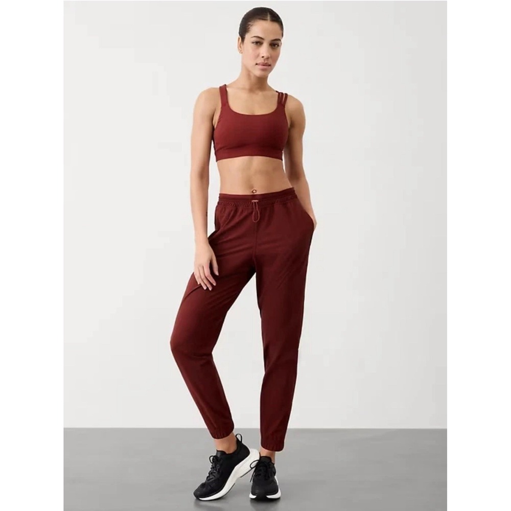 Athleta‎ Women's Crosstrain High Rise Jogger Pants XXS Redwood EUC